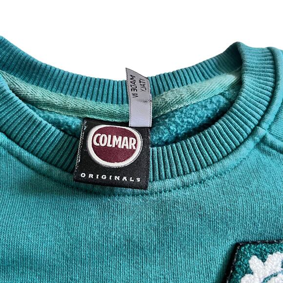 Colmar boys green patch applique sweatshirt size 8 - Picture 3 of 8
